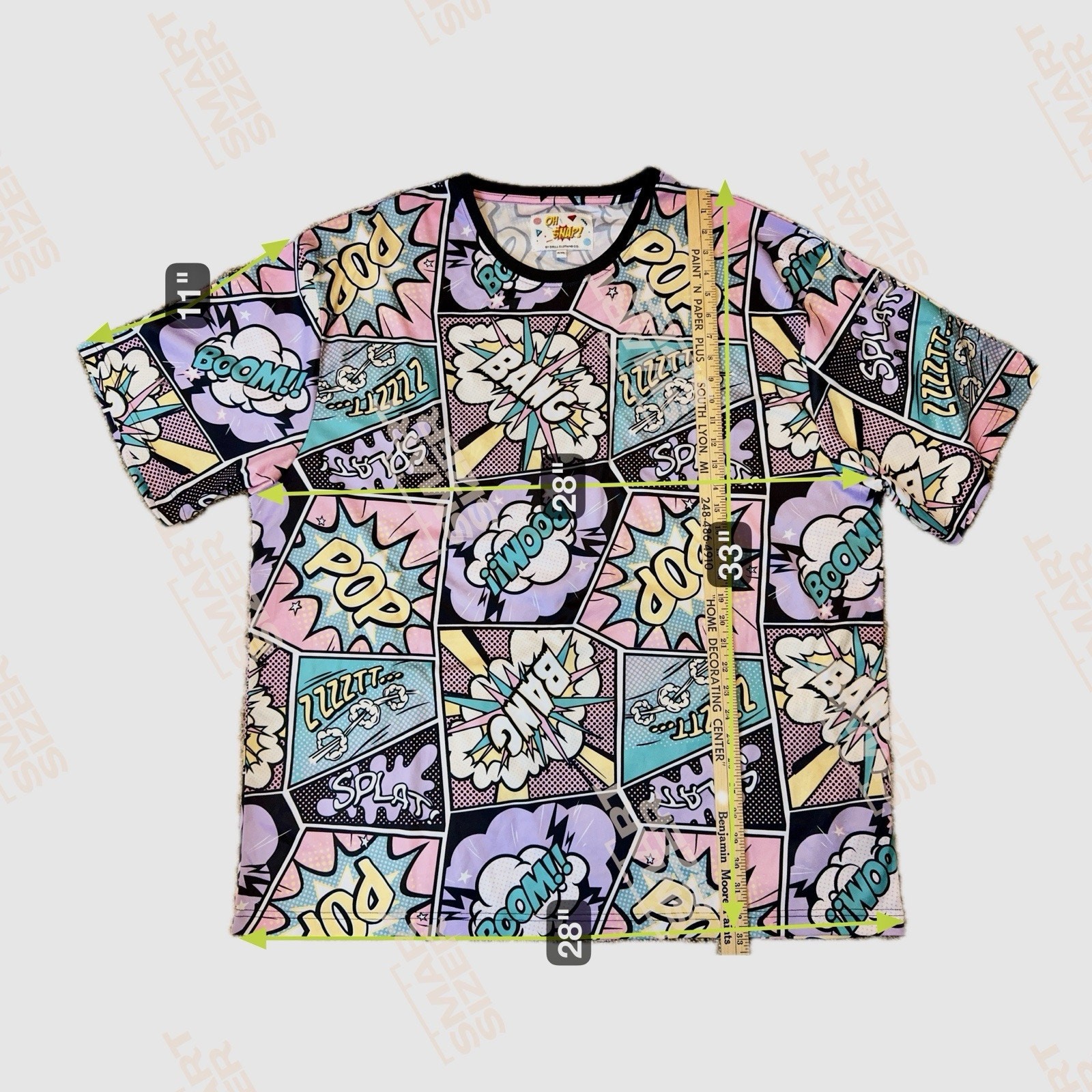 Oh Snap Drill Clothing Co Mens 5XL Comic Pop Art Graphic T-Shirt 9707196 gallery