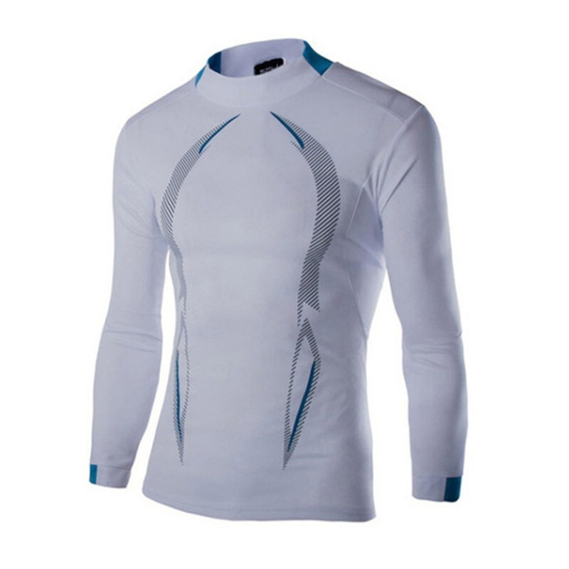 Mens Rash Guard Shirts Quick Dry Swim Shirts UV Protection Long Sleeve T-Shirts
