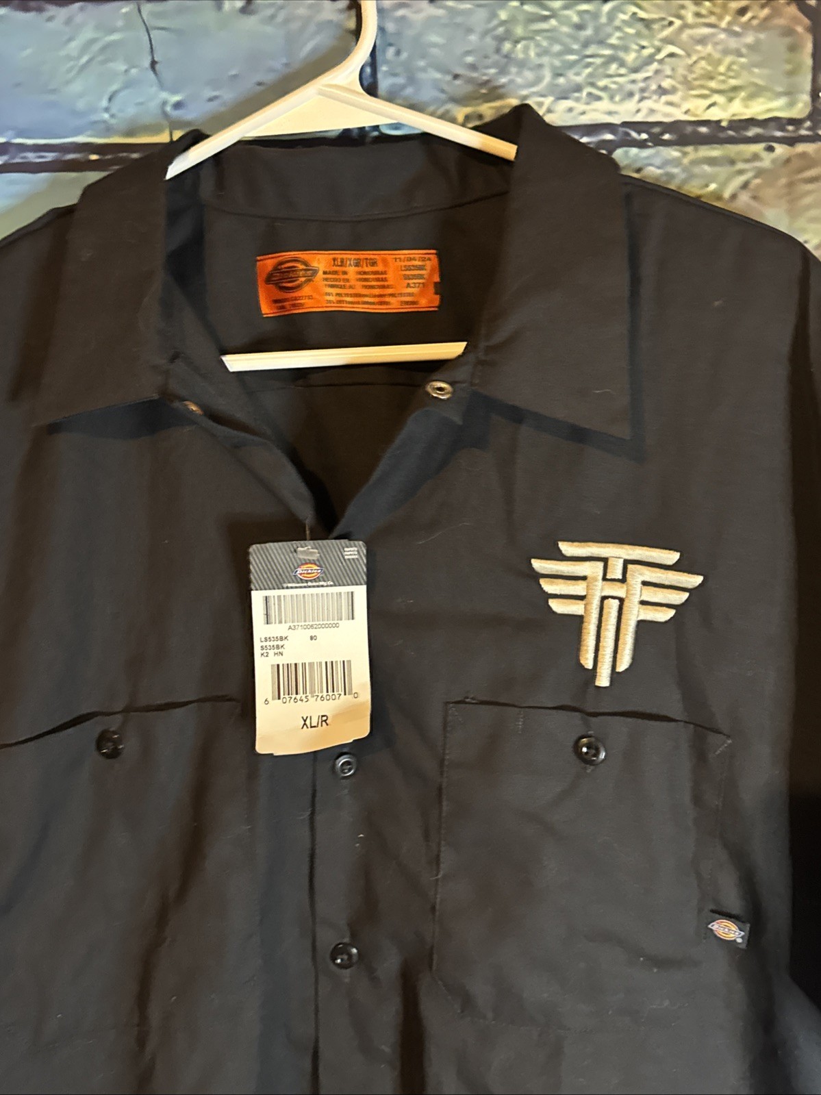 Tim Walkins 2025 Crew Dickoes Work Shirt Size XL/R gallery