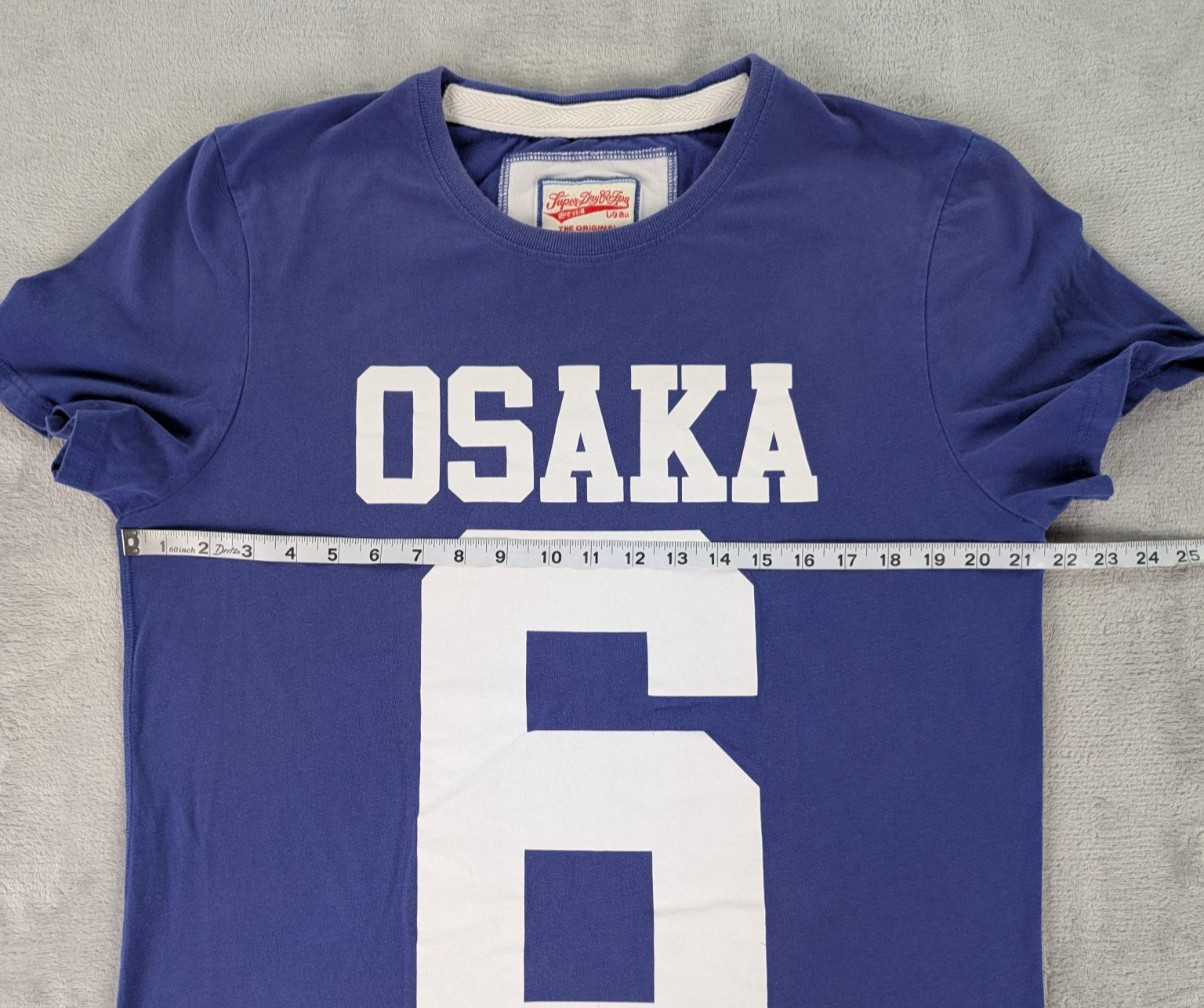 Osaka 6 SuperDry T Shirt Blue Graphic Tee Short Sleeve Men 2XL US-Large gallery