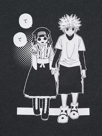 HUNTER×HUNTER Uniqlo UT Shueisha 100th Black T-Shirt XS-4XL Gon Killua NEW 2026 gallery