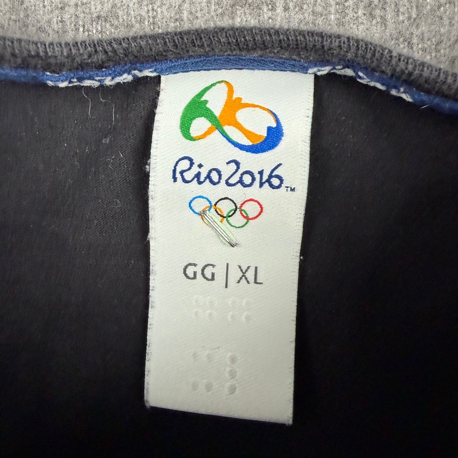 Rio 2016 Olympics T Shirt Mens XL Black Short Sleeve Graphic Souvenir Tee gallery