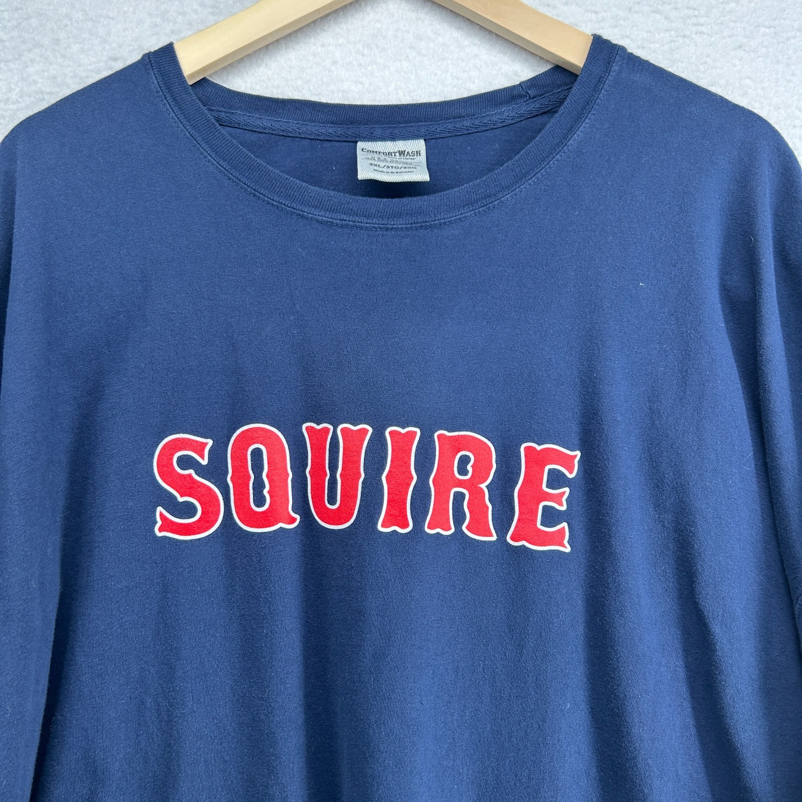 CHATHAM SQUIRE Shirt Men 3XL Restaurant Tavern Pub MA Cape Cod Long Sleeve Blue