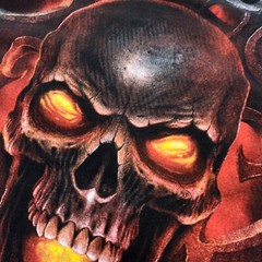Spiral Direct Shirt Men Large Black Tee Skull Fire Flames Dragon Cyber Punk Y2K