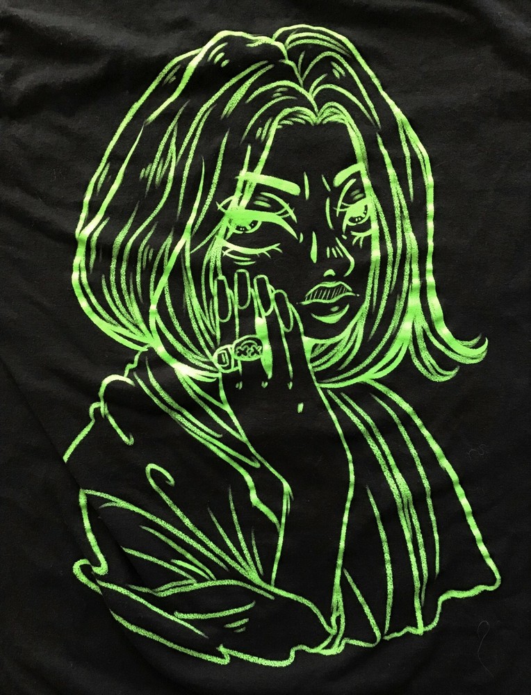 Billie Eilish Official Licensed Merchandise 2020 T-Shirt, Black, Size Small