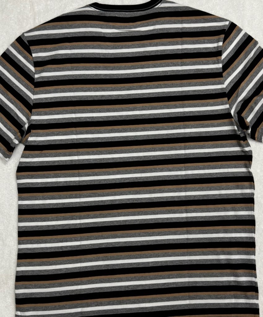New Banana Republic Men's Short Sleeve T-Shirt Gray Stripe Size M $20.00 gallery