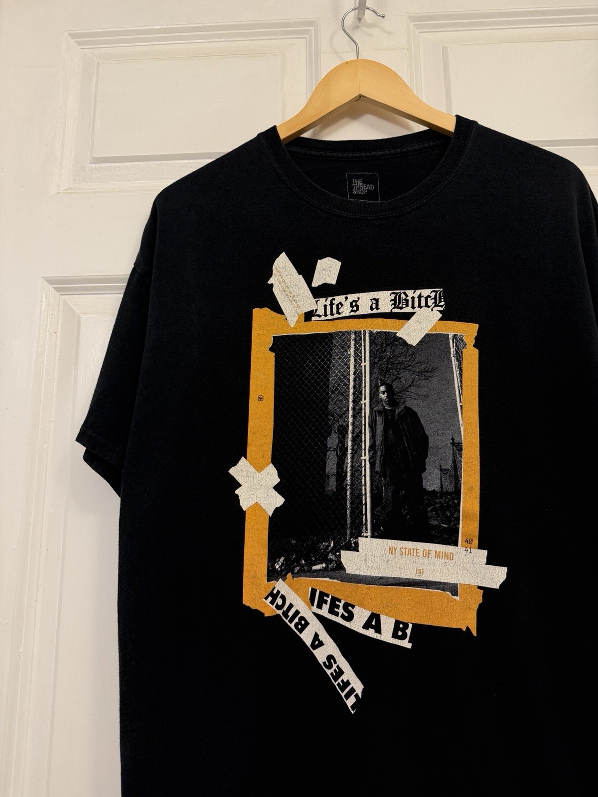 2017 Nas Life’s a Bitch NY State of Mind Tour T-Shirt XL Hip Hop Rap Tee gallery
