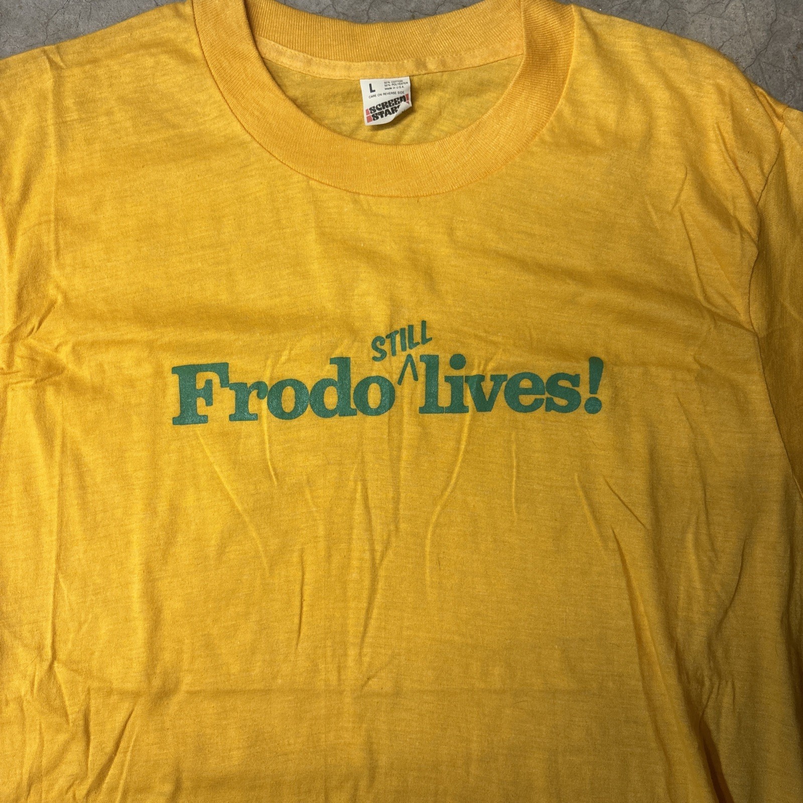 Vtg 1980s Lord of the Rings FRODO STILL LIVES TShirt Promo Book RARE medium/LAR gallery