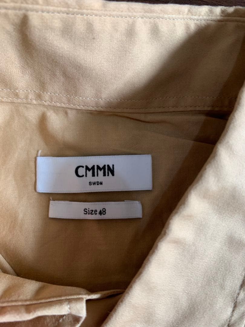 CMMN SWDN Beige Short Sleeve Shirt Size 48 M Men's Fashion gallery