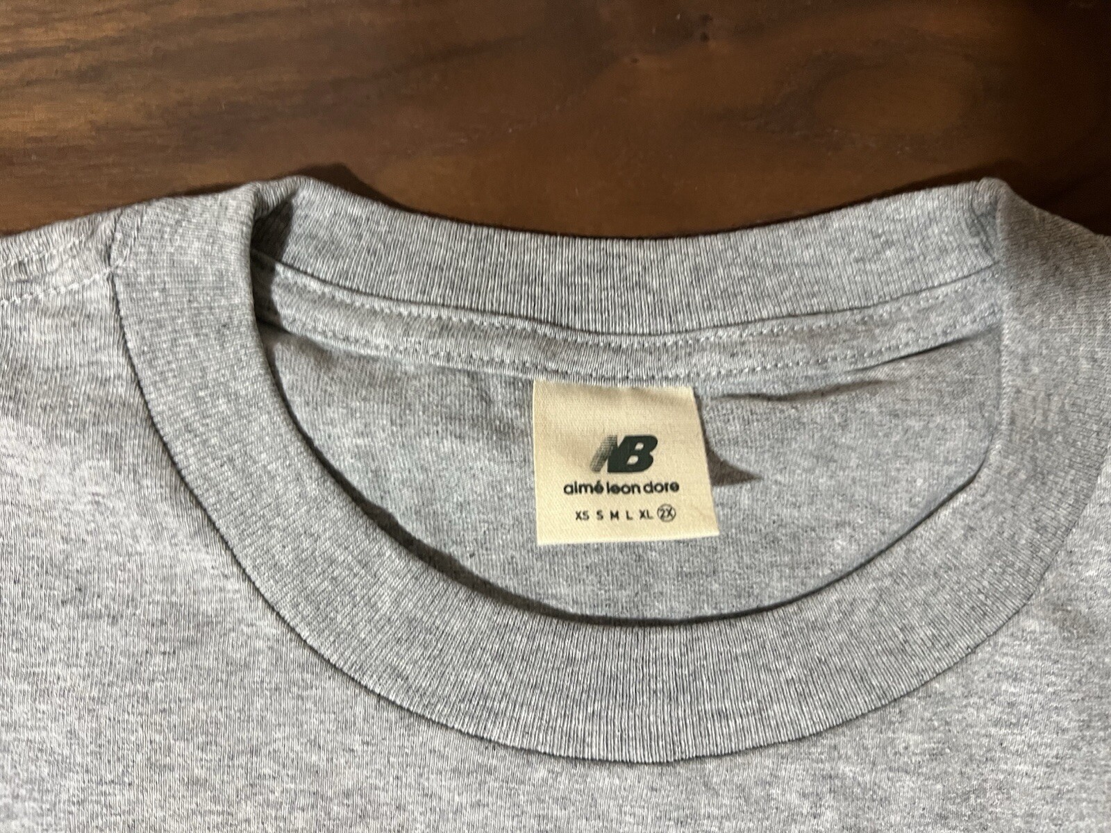 Aime Leon Dore ALD x New Balance SONNY NY Tee XXL Grey Basketball Gym T-Shirt gallery