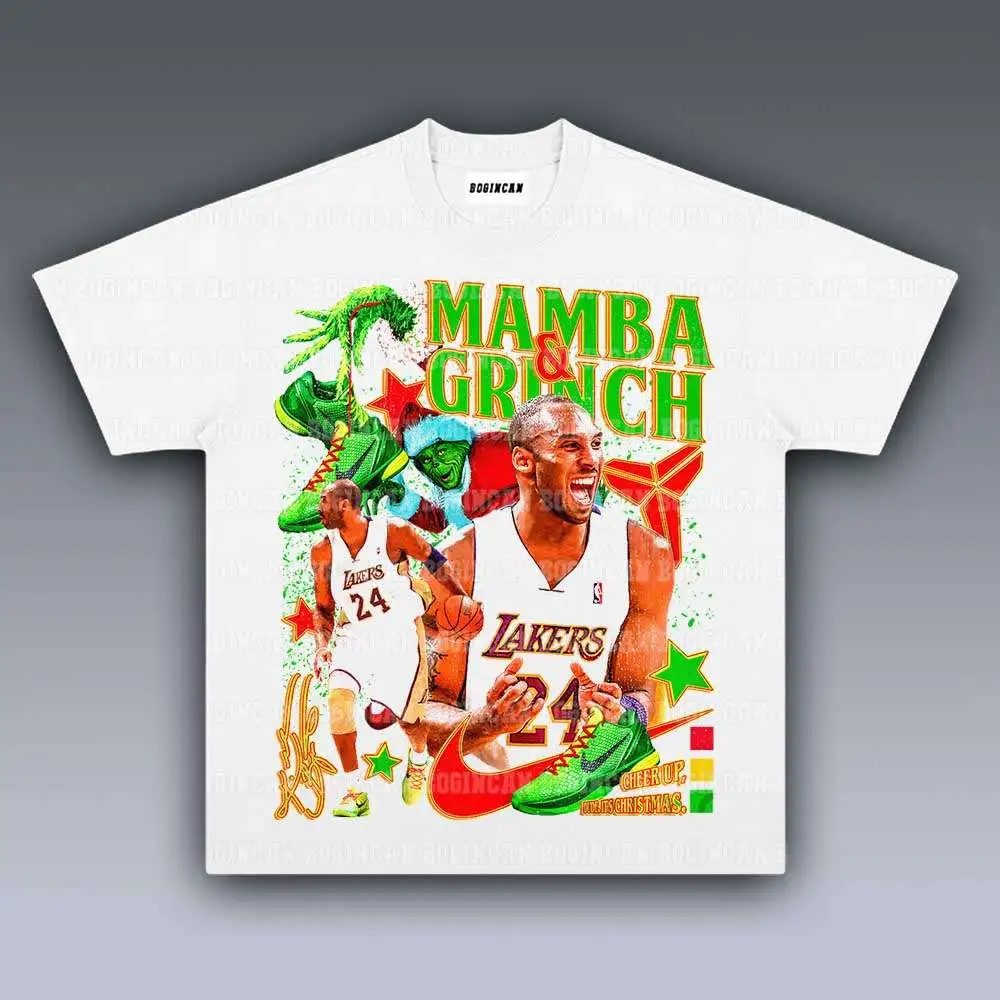 Christmas Basketball No 24 Graphic T-Shirt Funny Holiday Sports Tee