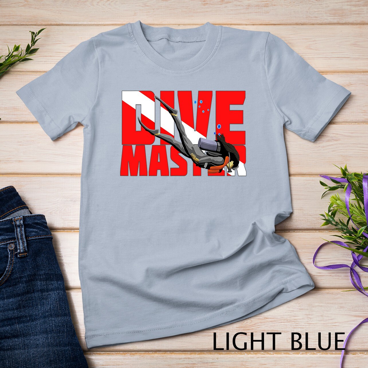 Woman Scuba Diving Dive Master T-Shirt Unisex T-shirt gallery