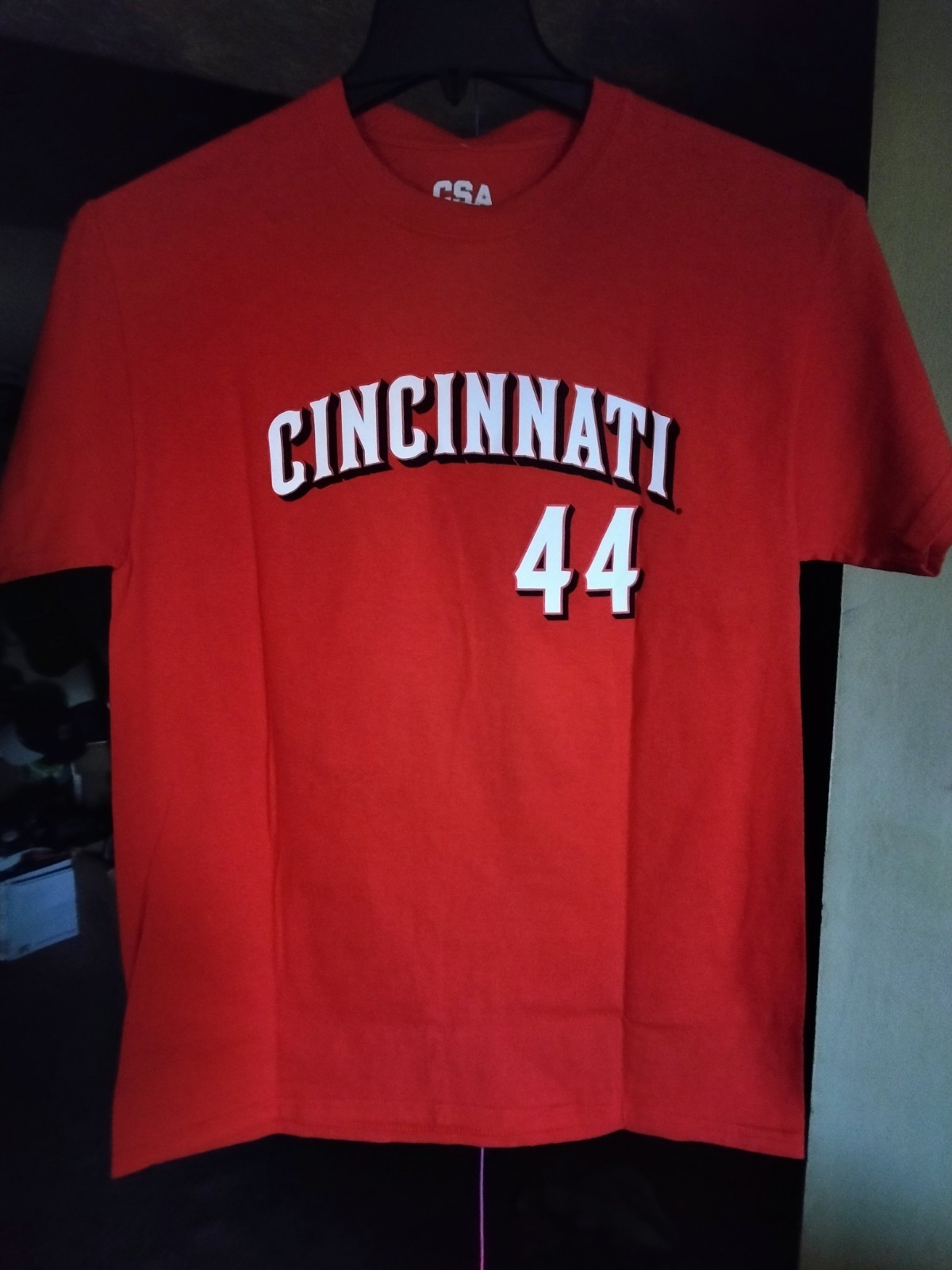 Cincinnati Reds DelaCruz #44 Baseball T Shirt Red MLB Licensed, Medium NWT gallery