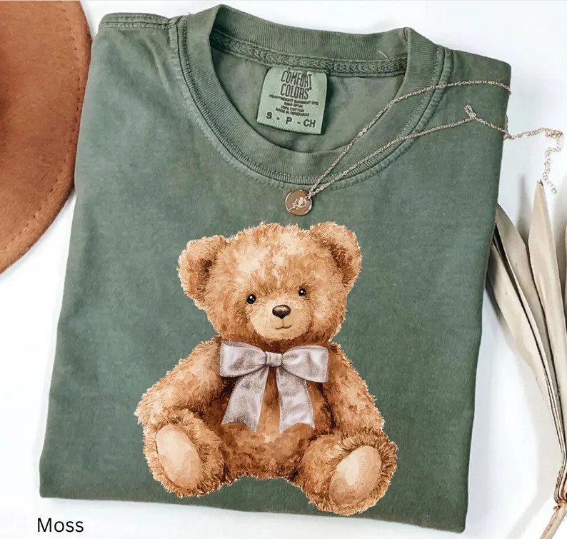 Teddy Bear Comfort Tee Cute Animal Lover Gift Shirt gallery