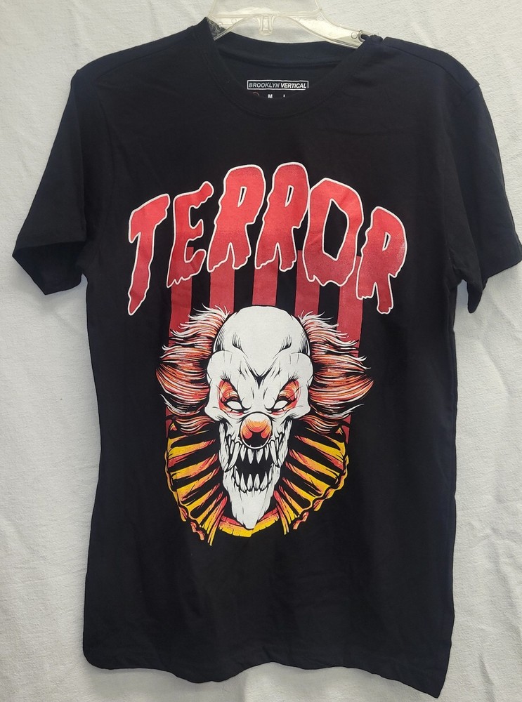 Brooklyn Vertical Unisex Terror T Shirt Black Small