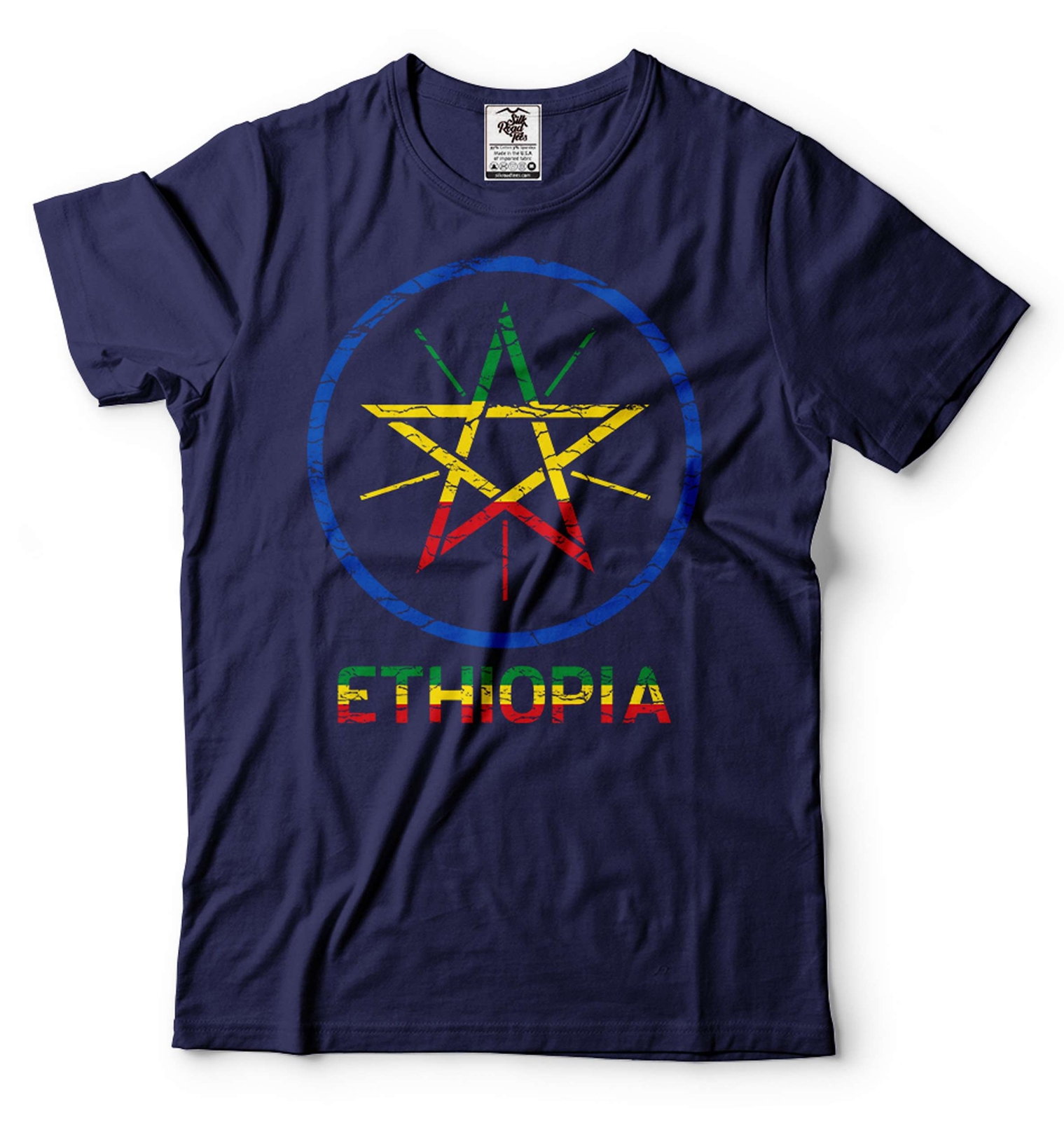Mens Ethiopia shirt Ethiopian Shirt Ethiopian Gifts Ethiopia Patriotic Flag Tee gallery