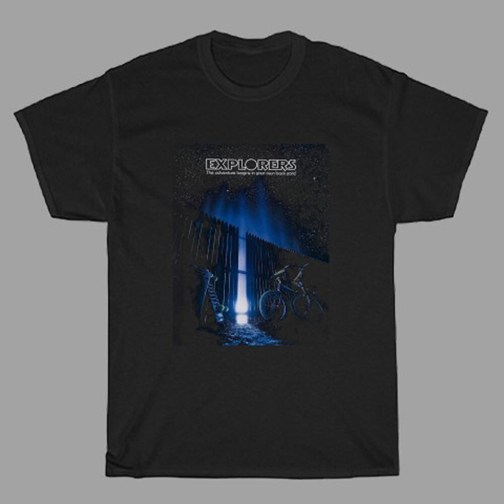 Explorers Retro 80s Movie Men's Black T-Shirt Size S to 3XL gallery