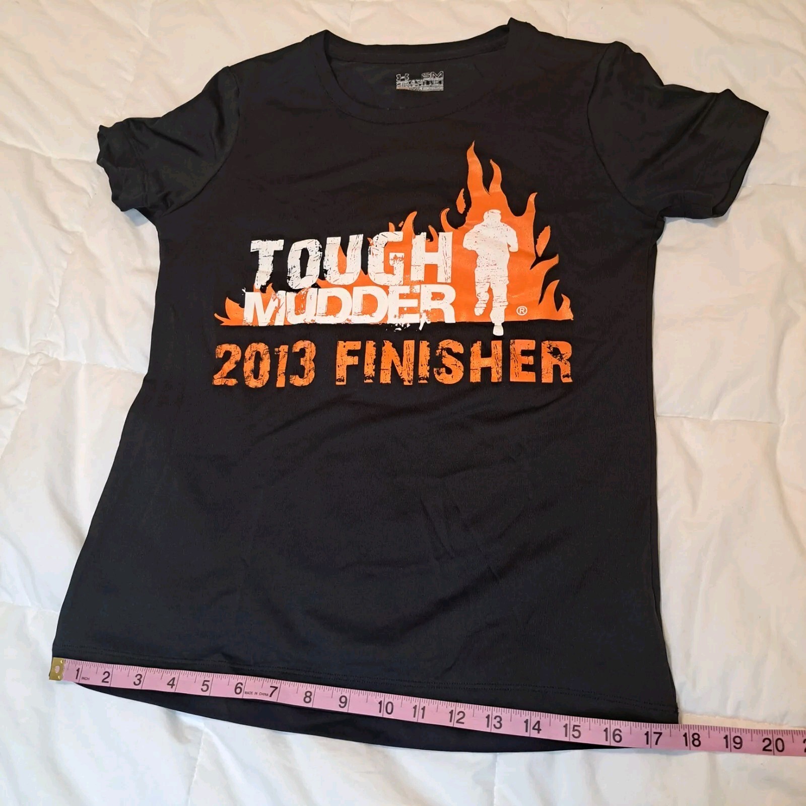 Under Armour Tough Mudder 2013 Finisher Heat Gear Black Size Small Semi Fitted gallery