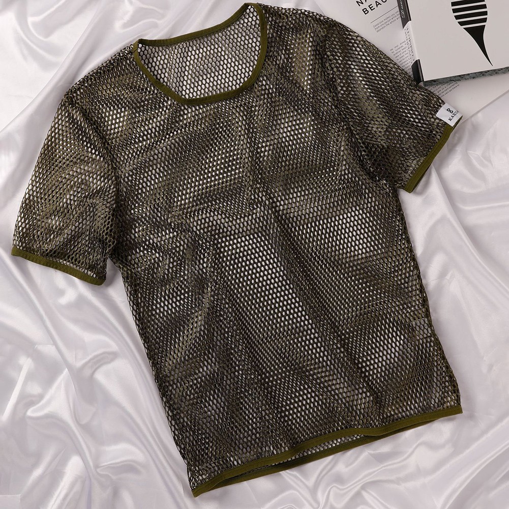 Clubwear Short Sleeve Crew Neck Design Four Seasons Wear Lightweight Fabric gallery