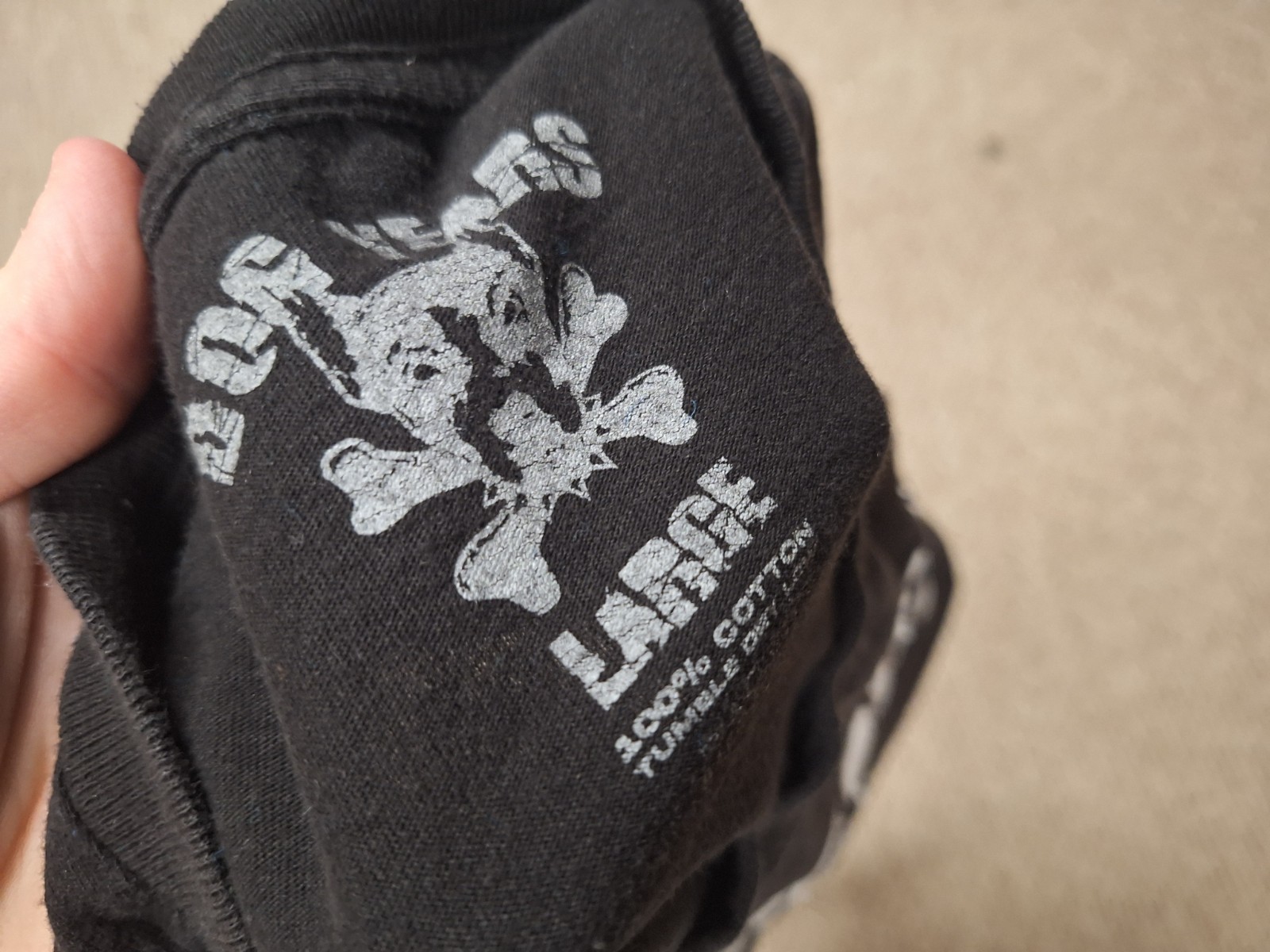 City Morgue X Streetwear Dog Years L T-Shirt Skate Club Cross Bones Black Punk gallery