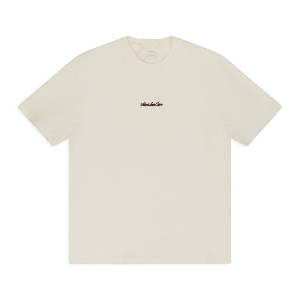 AIME LEON DORE Pristine Script Logo T-Shirt SIZE XL $85