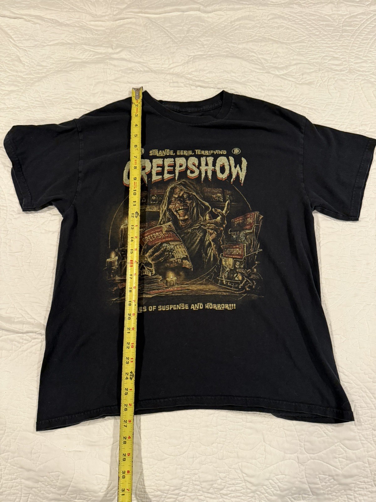 Fright Rags Creepshow T Shirt TV Horror Show Justin Osbourn Design Mens Large gallery