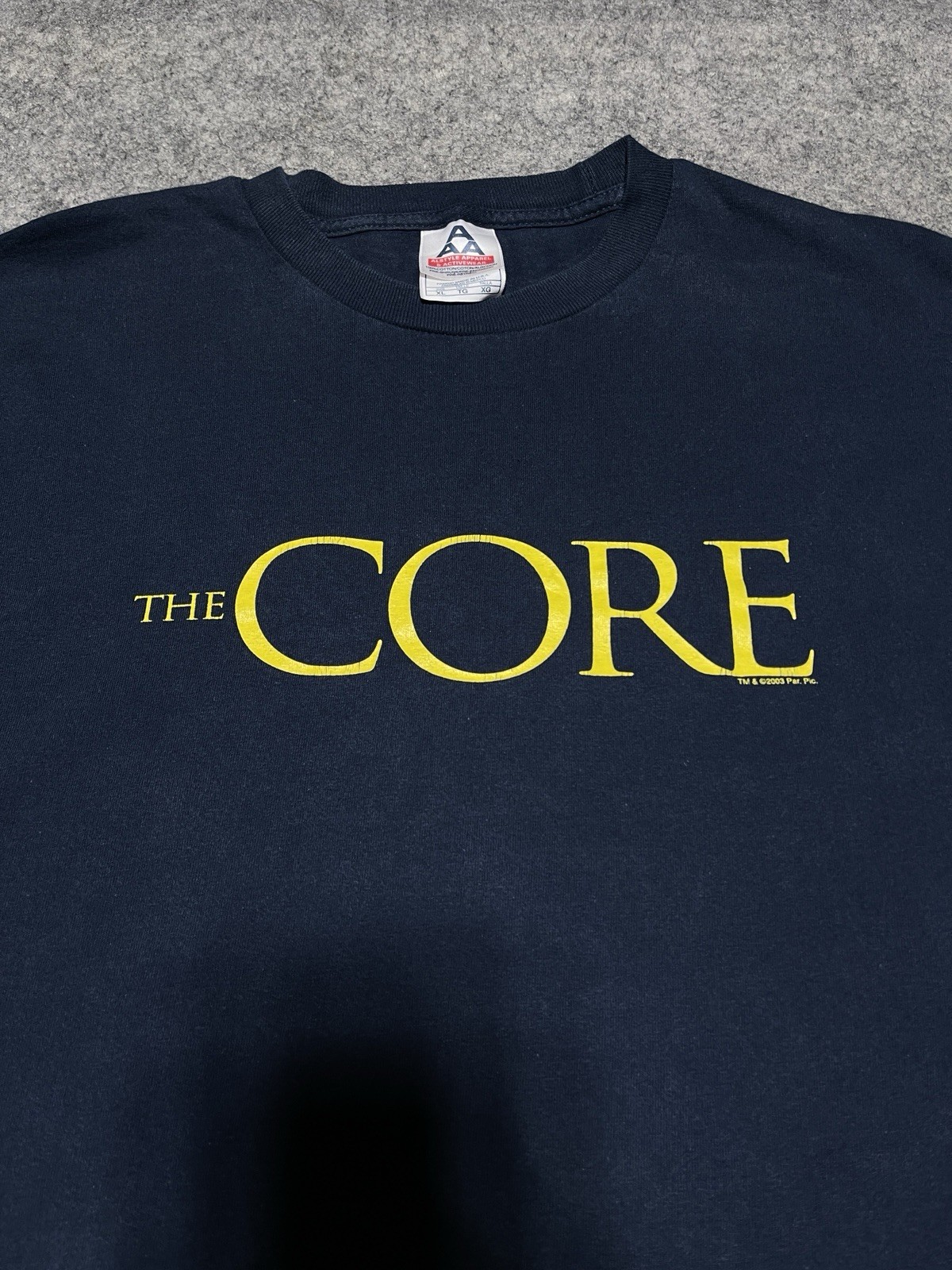 THE CORE Movie 2003 Vintage Long Sleeve Shirt Aaron Eckhart Hilary Swank XL gallery