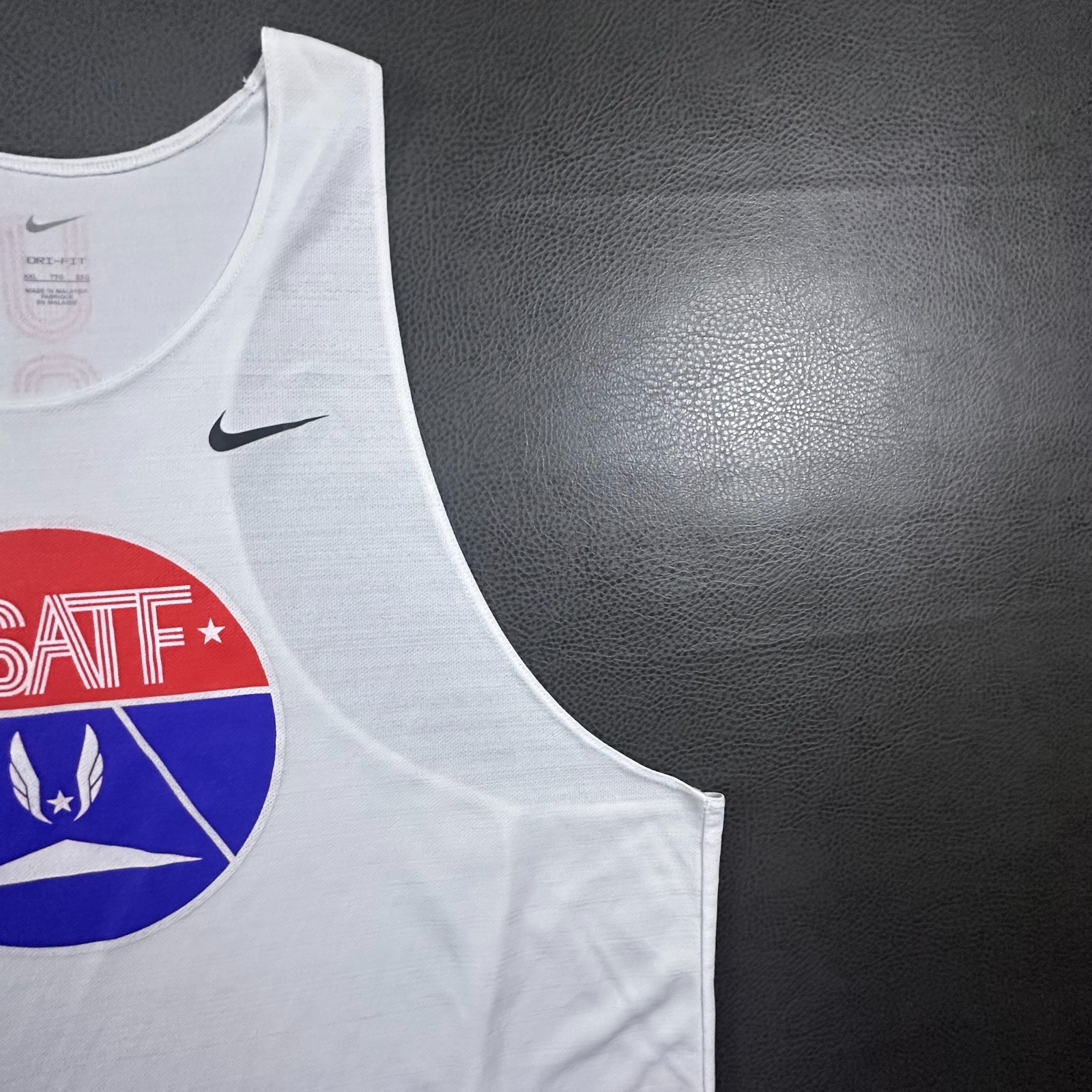 Nike Singlet Mens 2XL White USATF Track And Field Team United States Running gallery