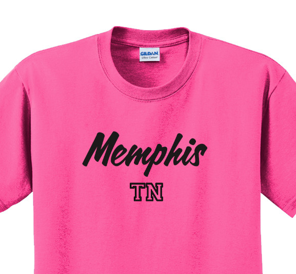 Memphis, Tennessee State T-Shirt Short Sleeve Graphic Tee Unisex apparel gallery