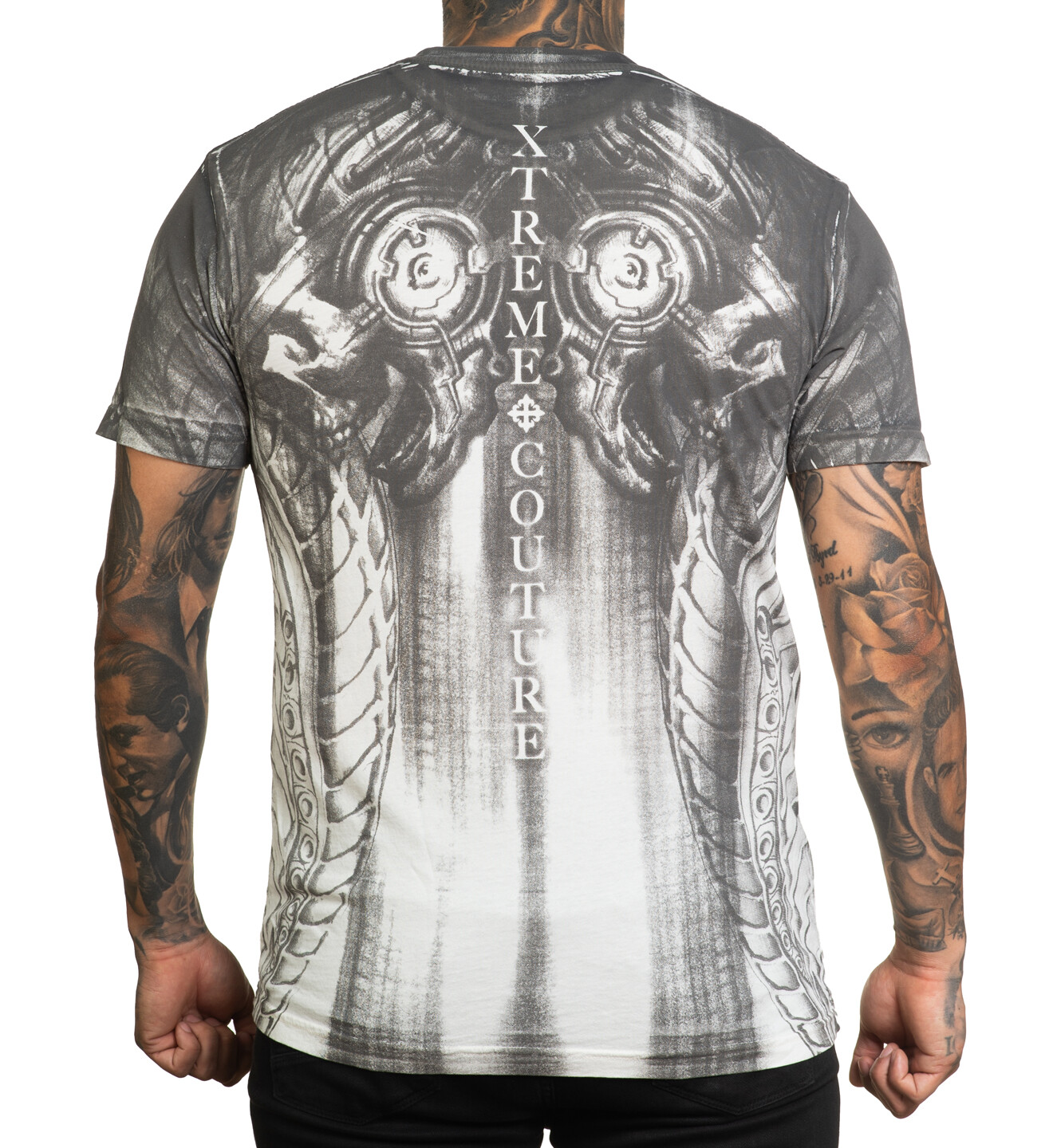 Xtreme Couture By Affliction Men's T-Shirt Proto Metal White S-6XL gallery
