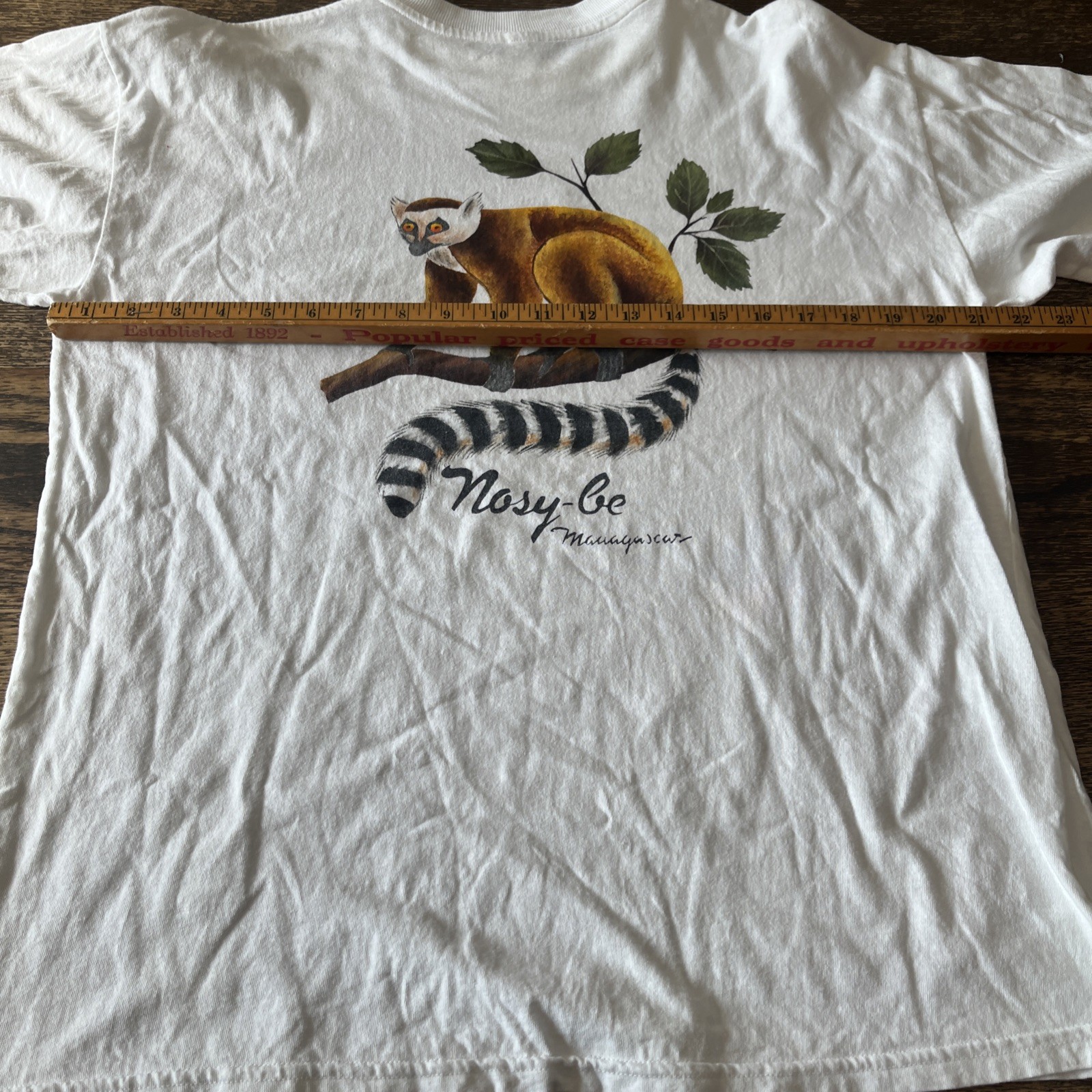 Vintage Madagascar Lemurs Shirt Sz XL Tourist Tee Funny 90s gallery