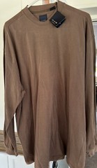 NWT Axis LA Men’s Big & Tall Basic Stretch Cotton Blend T-Shirt Camel XL LONG