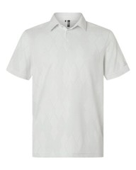ADIDAS Golf Men’s S-3XL Ultimate Textured Diamond Jacquard Polo Sports Shirt