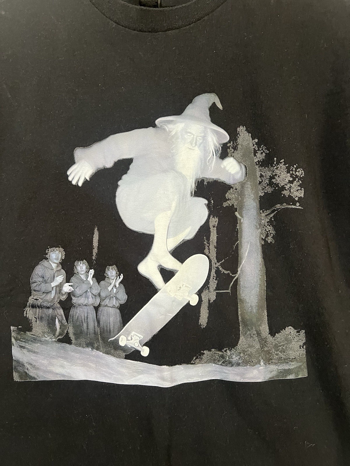 Lord Of The Rings T Shirt Gandalf Hobbits Skateboarding Streetwear Geek Gift S gallery