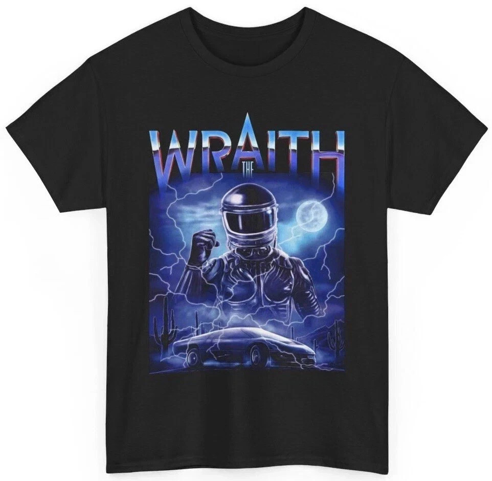 The Wraith 80s Sci-Fi Movie T-Shirt  Retro Classic Poster Art Tee
