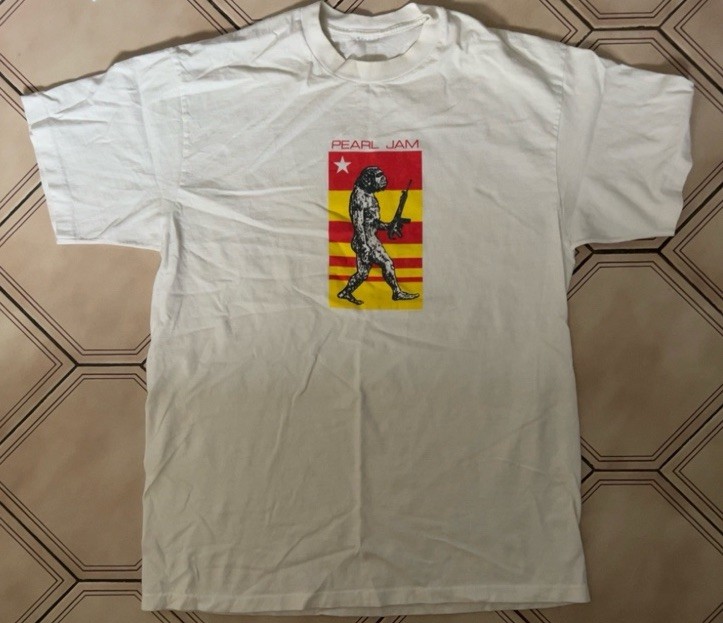 Pearl Jam Evolution YIELD Tour 2XL T-Shirt Eddie Vedder Exc Cond Nirvana RARE gallery