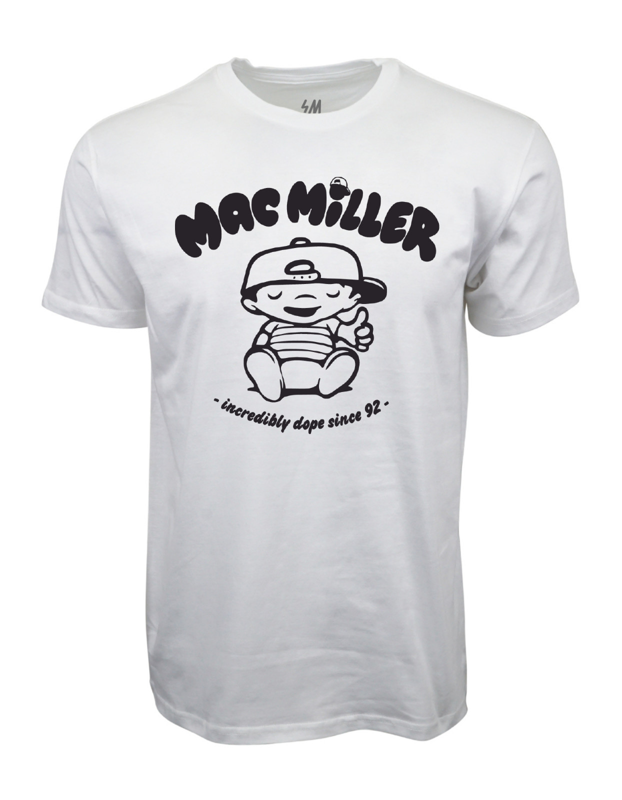 Mac Miller Incredibly Dope Since 92  Graphic T shirt White