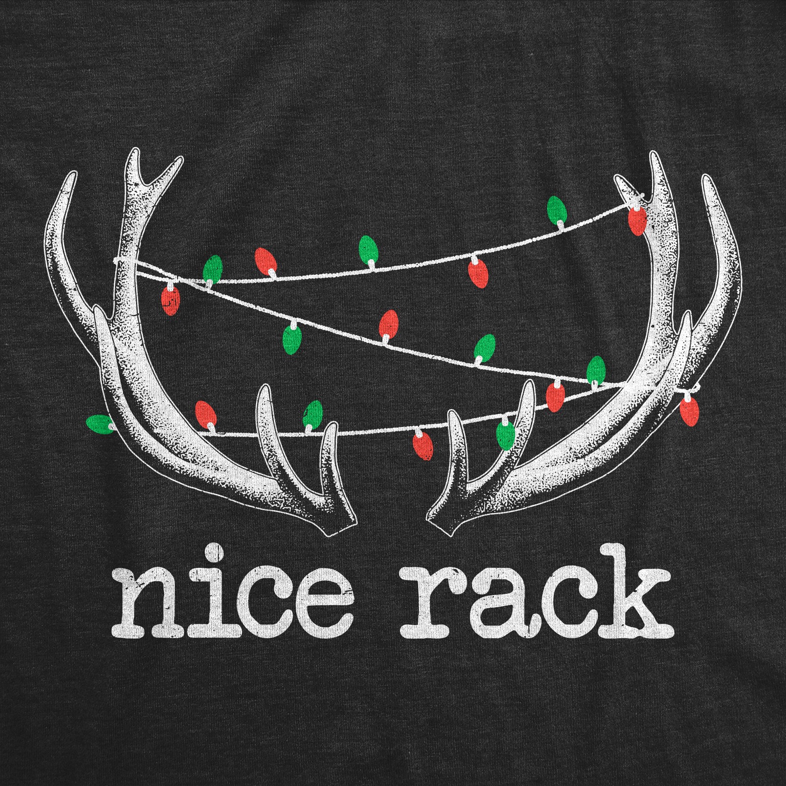 Mens Funny T Shirts Nice Rack Sarcastic Christmas Lights Deer Antlers Graphic gallery