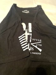 Grunt Style Foxtrot Yankee Graphic Black Men’s XL Crew Neck T-Shirt Military USA