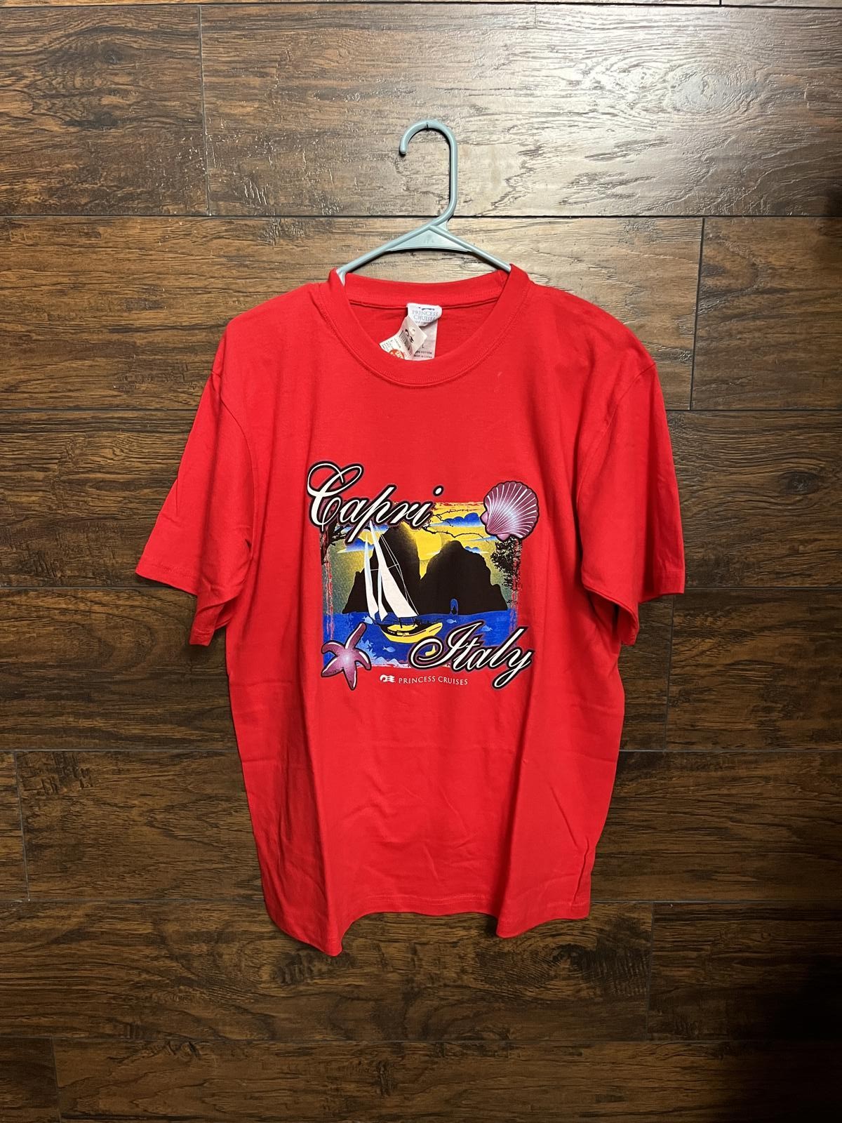 Princess Cruises – Capri Island Italy – Sailing T-shirt- NWT
