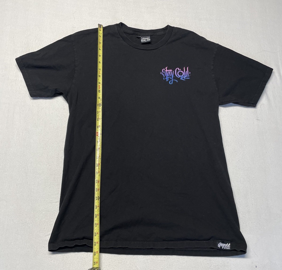 stay cold apparel Tshirt I know What You Did Space Girl Grafitty Size Large Blac gallery