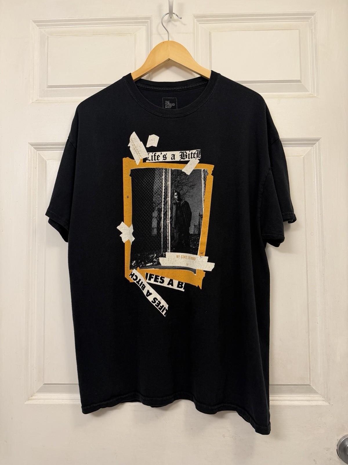 2017 Nas Life’s a Bitch NY State of Mind Tour T-Shirt XL Hip Hop Rap Tee gallery