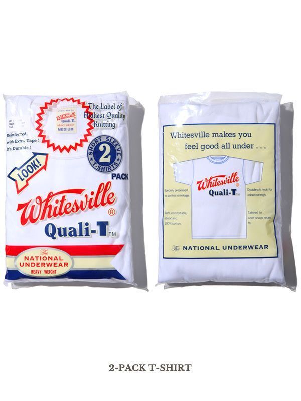 WHITESVILLE T-SHIRT WV73544 2-PACK White Shipping Fedex or DHL Fast ship gallery