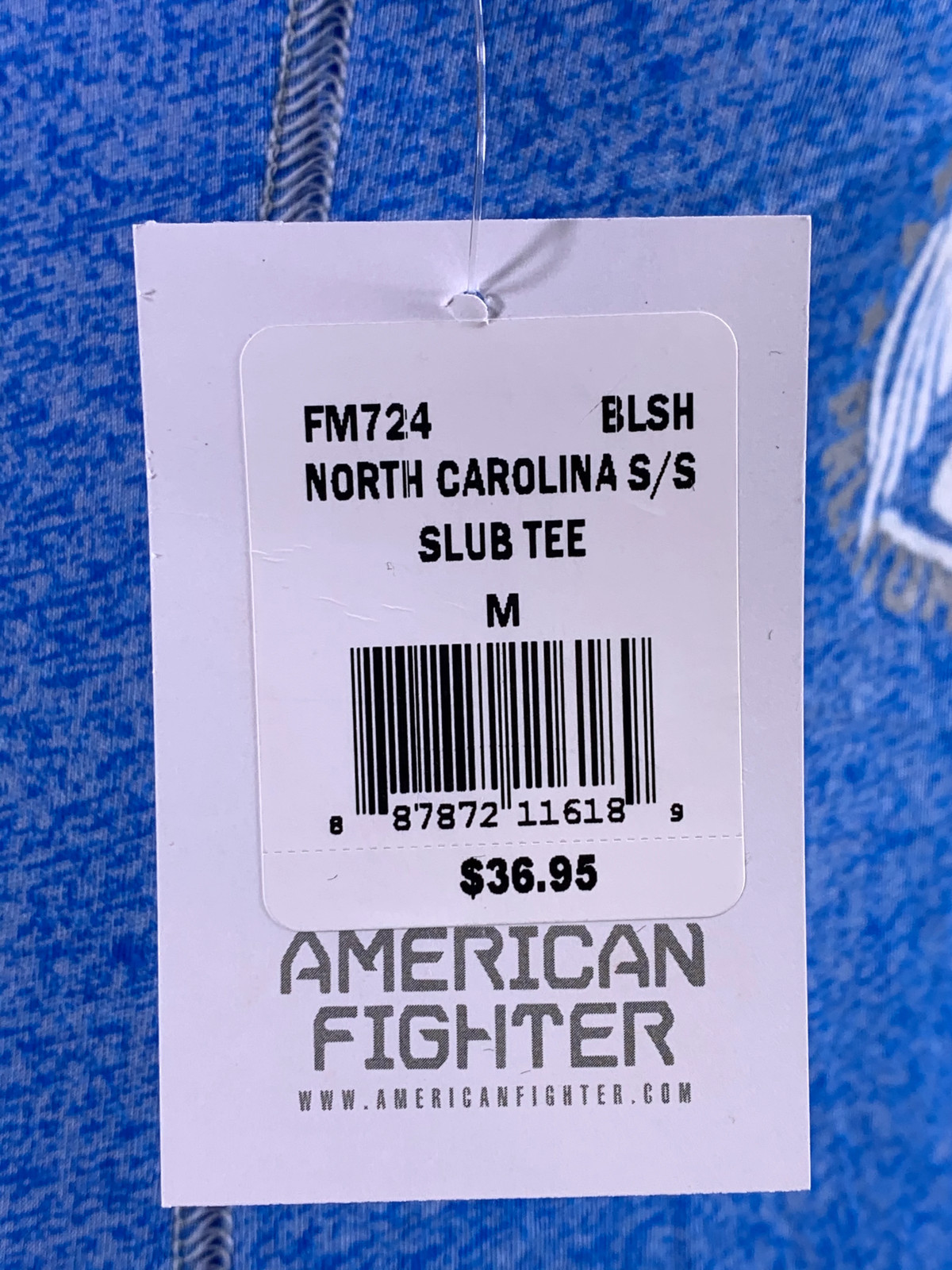 AMERICAN FIGHTER NORTH CAROLINA MARBLE Men's T-Shirt Blue * gallery