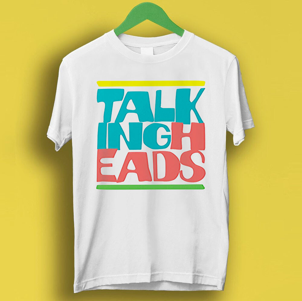 Talking Heads Retro 80s Typography Design Music Retro Cool Tee T Shirt P4072 gallery