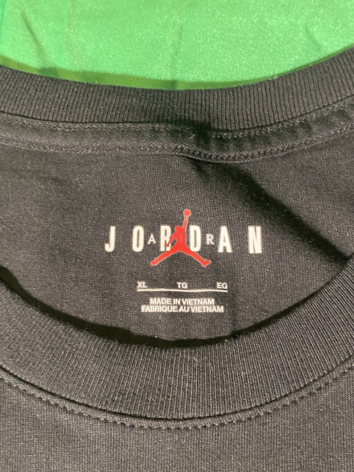 Air Jordan T-Shirt Men’s Black Yellow Graphic Tee Jumpman Nike Basketball Shirt gallery