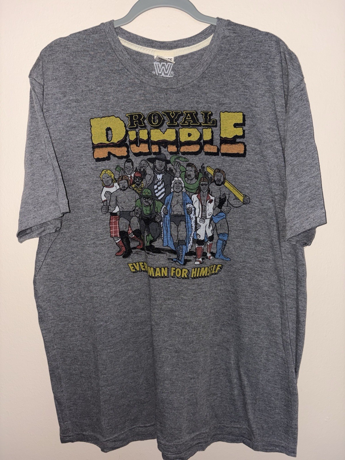 Homage WWE Royal Rumble Shirt Mens XL Every Man For Himself Wrestling WWF Soft gallery