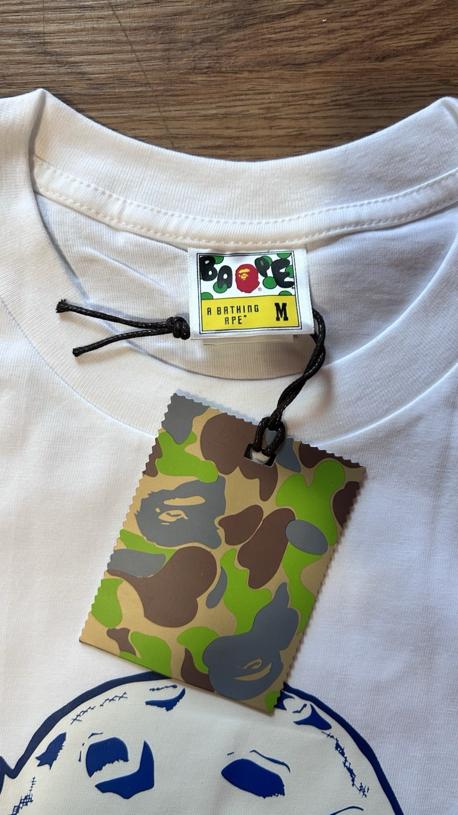 A Bathing Ape BAPE White Ape Head Logo Graphic Tee, Regular Fit, Cotton M gallery