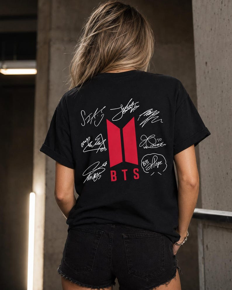 BTS World Tour 2026 T-Shirt Kpop Fan Merch Unisex Oversized Graphic Tee Gift gallery