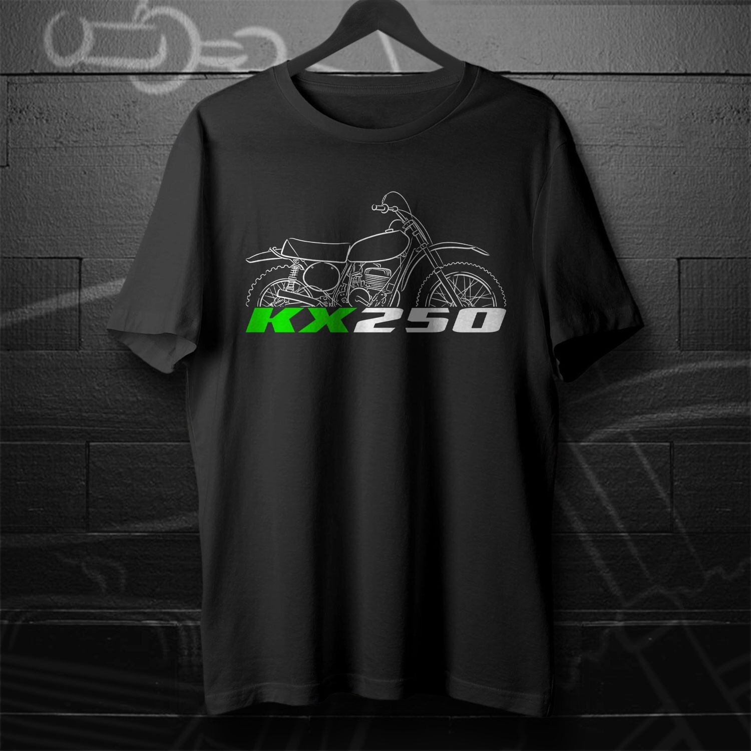 For Kawasaki KX250 1974-2008 fans – Motorcycle T-Shirt